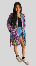 Afbeelding in Gallery-weergave laden, Kimono Vest van Afrikaanse Print
