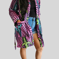 Kimono Vest van Afrikaanse Print