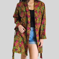 Kimono Vest van Afrikaanse Print