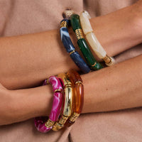 Elastische gekleurde armband