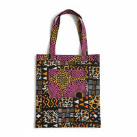 Tote Tas in Afrikaanse Print - Roze