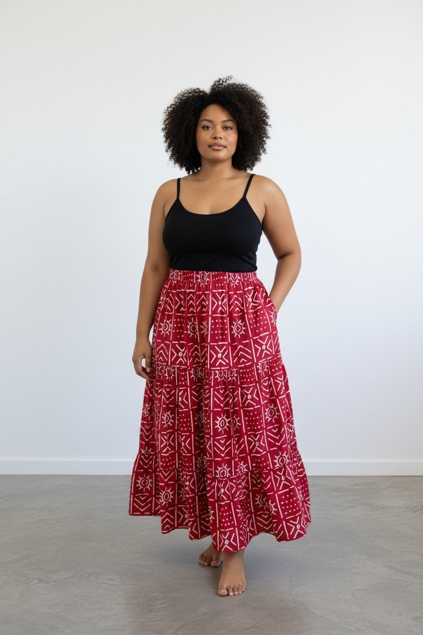 Rich Aunty Maxi Rok