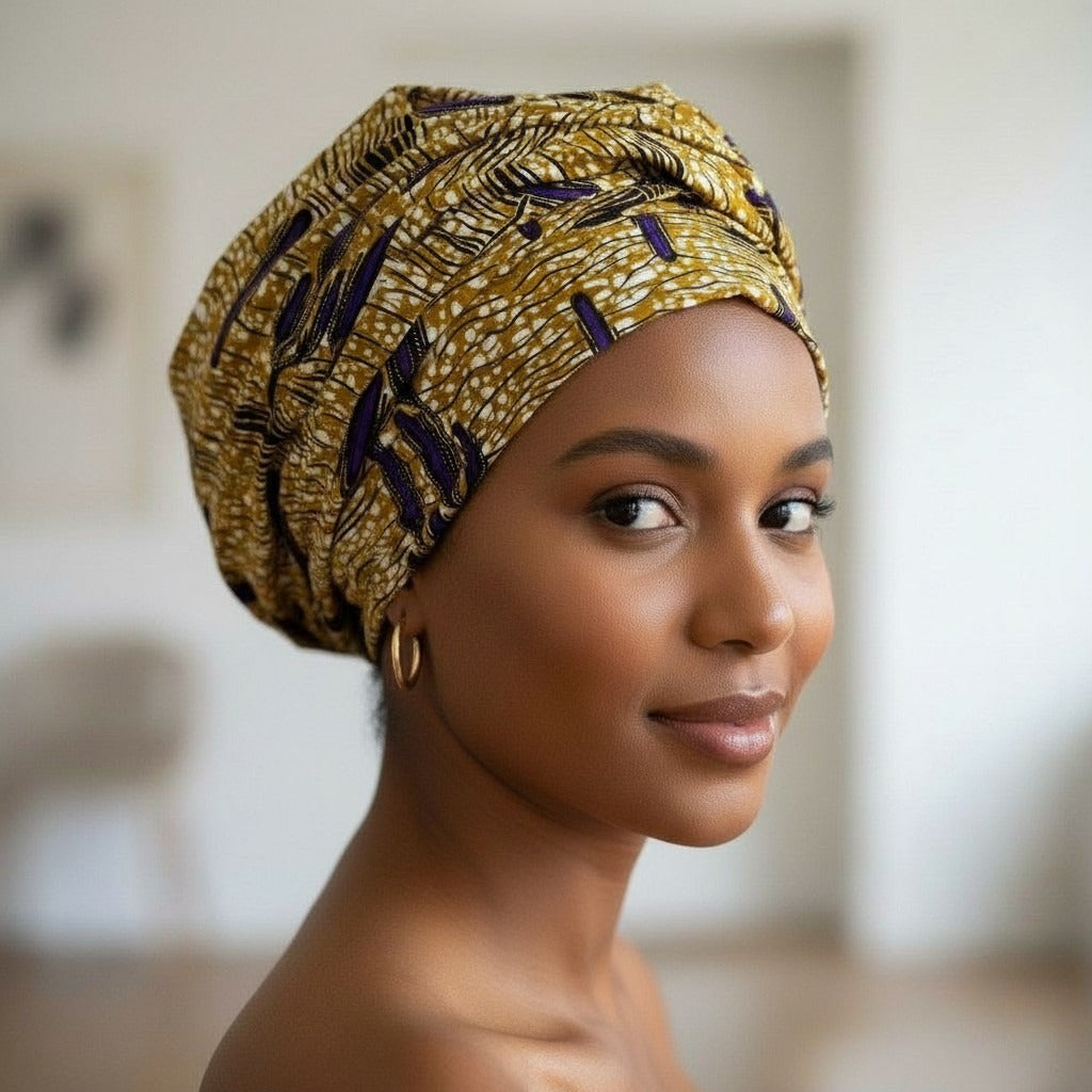 Hoofddoek/Headwrap in Afrikaanse Print