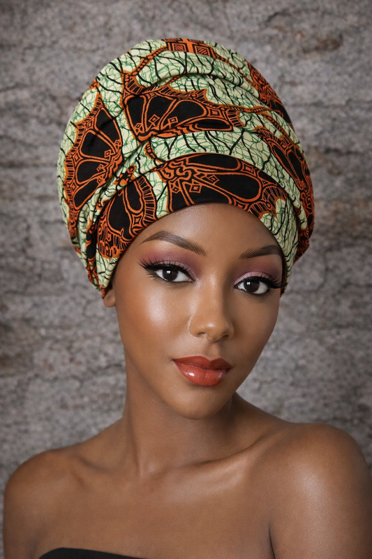 Hoofddoek/Headwrap in Afrikaanse Print