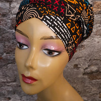 Nana Hoofddoek/Headwrap in Afrikaanse Print