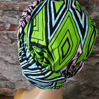 Hoofddoek/Headwrap in Afrikaanse Print