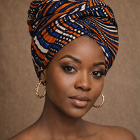 Hoofddoek/Headwrap in Afrikaanse Print