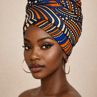 Hoofddoek/Headwrap in Afrikaanse Print