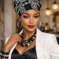 Nana Hoofddoek/Headwrap in Afrikaanse Print