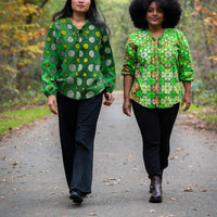 Top van Afrikaanse Print