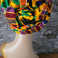 Hoofddoek/Headwrap in Afrikaanse Print