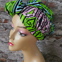 Hoofddoek/Headwrap in Afrikaanse Print