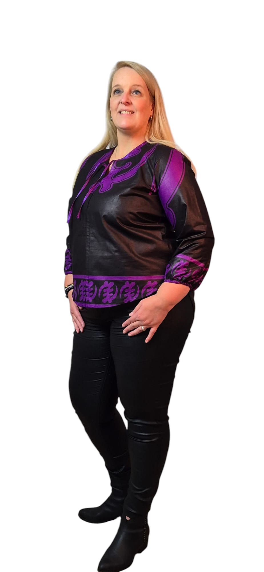 Handgemaakte Kleurrijke Top in Afrikaanse Print