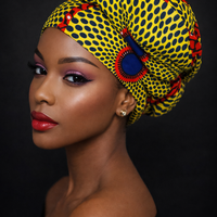 Hoofddoek/Headwrap in Afrikaanse Print