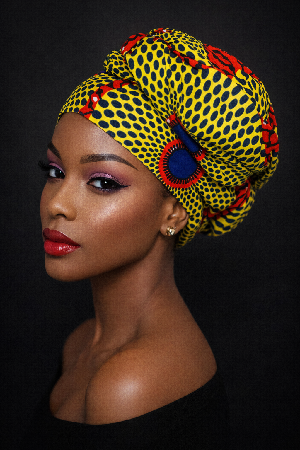 Hoofddoek/Headwrap in Afrikaanse Print