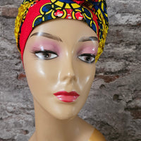 Hoofddoek/Headwrap in Afrikaanse Print