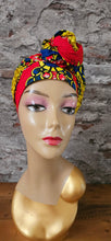 Afbeelding in Gallery-weergave laden, Hoofddoek/Headwrap in Afrikaanse Print
