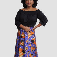 Maxi Rok van Afrikaanse Print