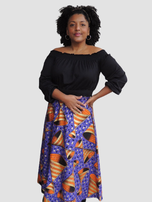 Maxi Rok van Afrikaanse Print