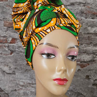Hoofddoek/Headwrap in Afrikaanse Print