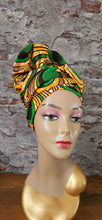 Afbeelding in Gallery-weergave laden, Hoofddoek/Headwrap in Afrikaanse Print
