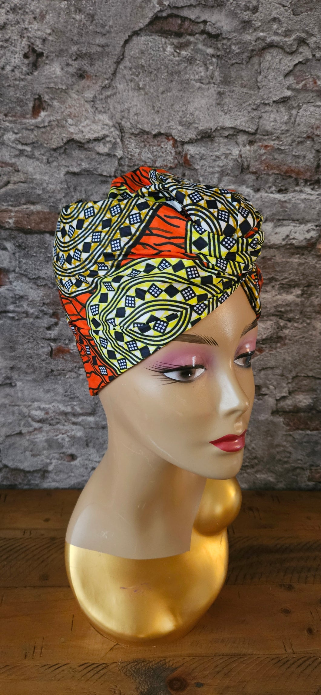 Hoofddoek/Headwrap in Afrikaanse Print