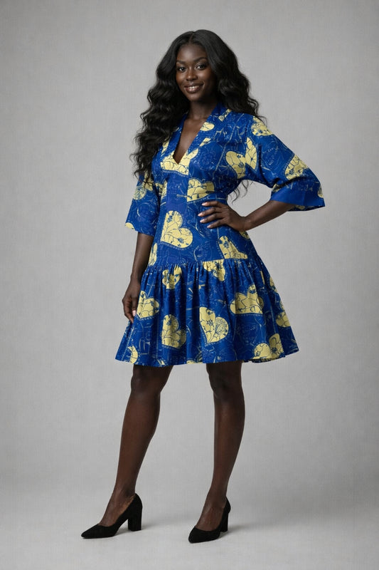 Bubu Jurk-Batik Print