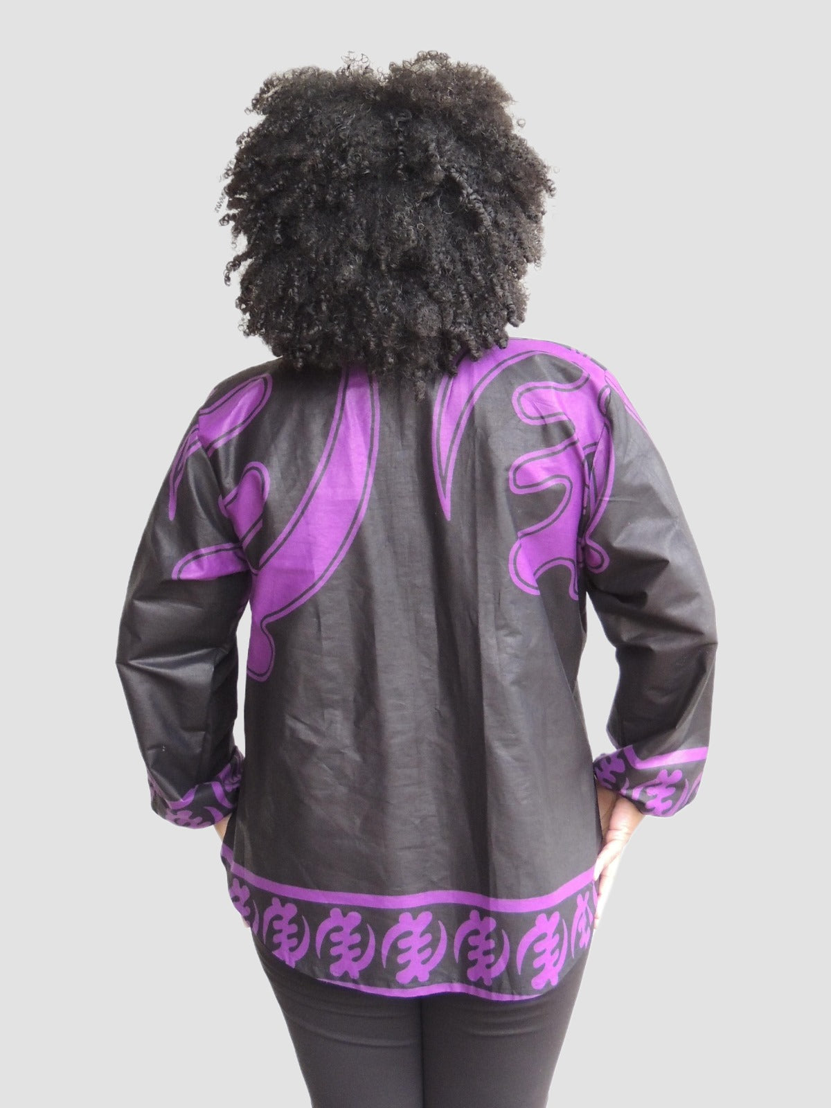 Handgemaakte Kleurrijke Top in Afrikaanse Print