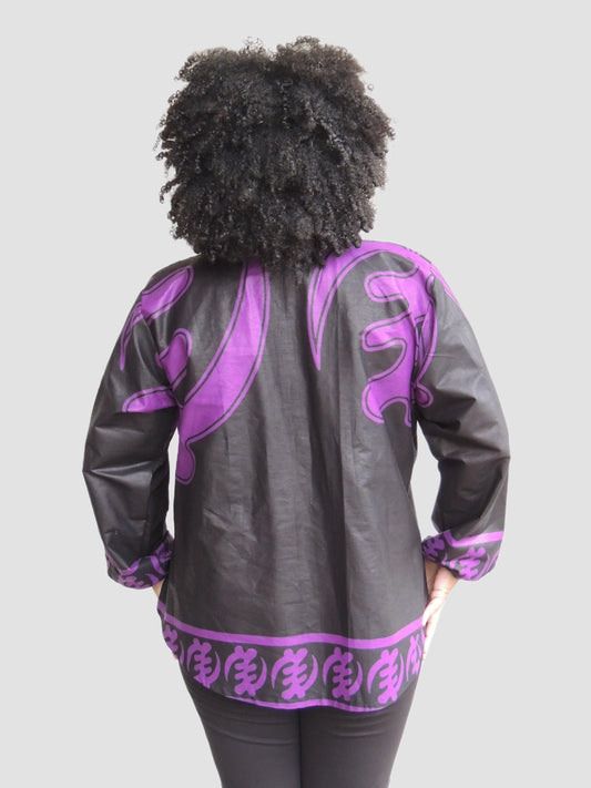 Handgemaakte Kleurrijke Top in Afrikaanse Print