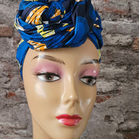 Hoofddoek/Headwrap in Afrikaanse Print
