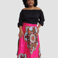Maxi Rok van Afrikaanse Print