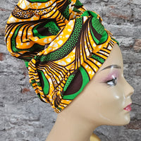 Hoofddoek/Headwrap in Afrikaanse Print