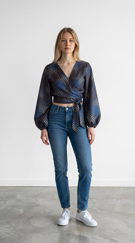 Nana Wrap Top