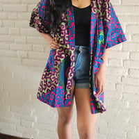 Kimono Vest van Afrikaanse Print