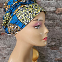 Hoofddoek/Headwrap in Afrikaanse Print