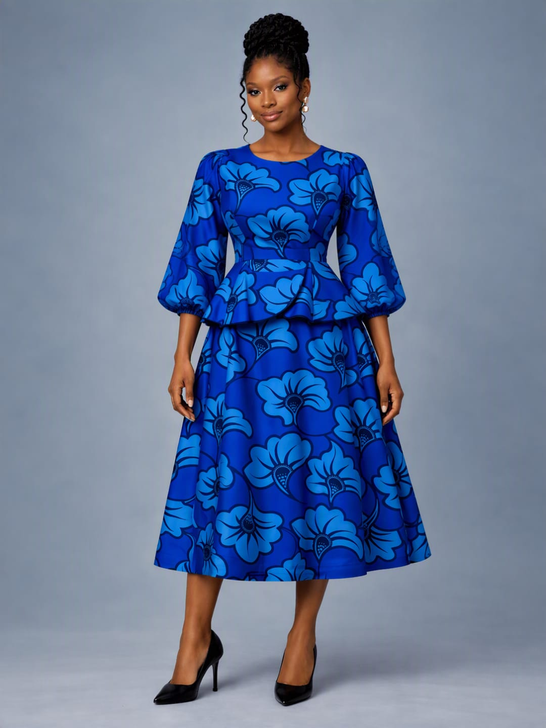 Top & Maxi Rok Co-Ord Set van Afrikaanse Print
