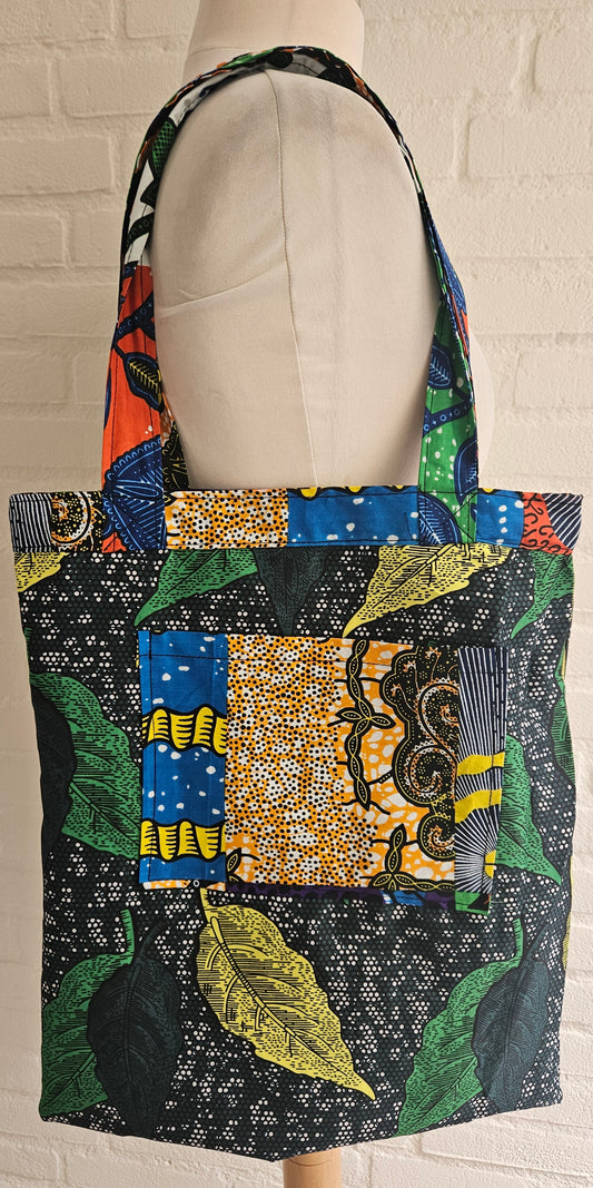 Tote Tas in Afrikaanse Print - Multicolor 4