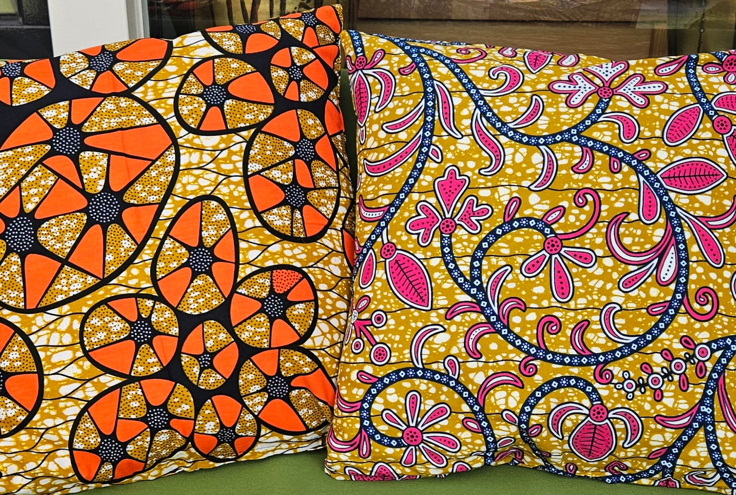 Kussenhoes in Afrikaanse Print