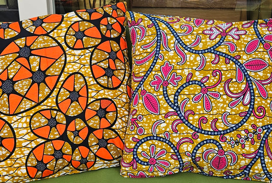 Kussenhoes in Afrikaanse Print