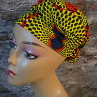 Hoofddoek/Headwrap in Afrikaanse Print