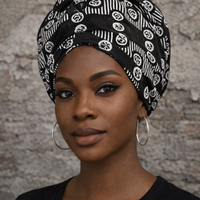 Nana Hoofddoek/Headwrap in Afrikaanse Print