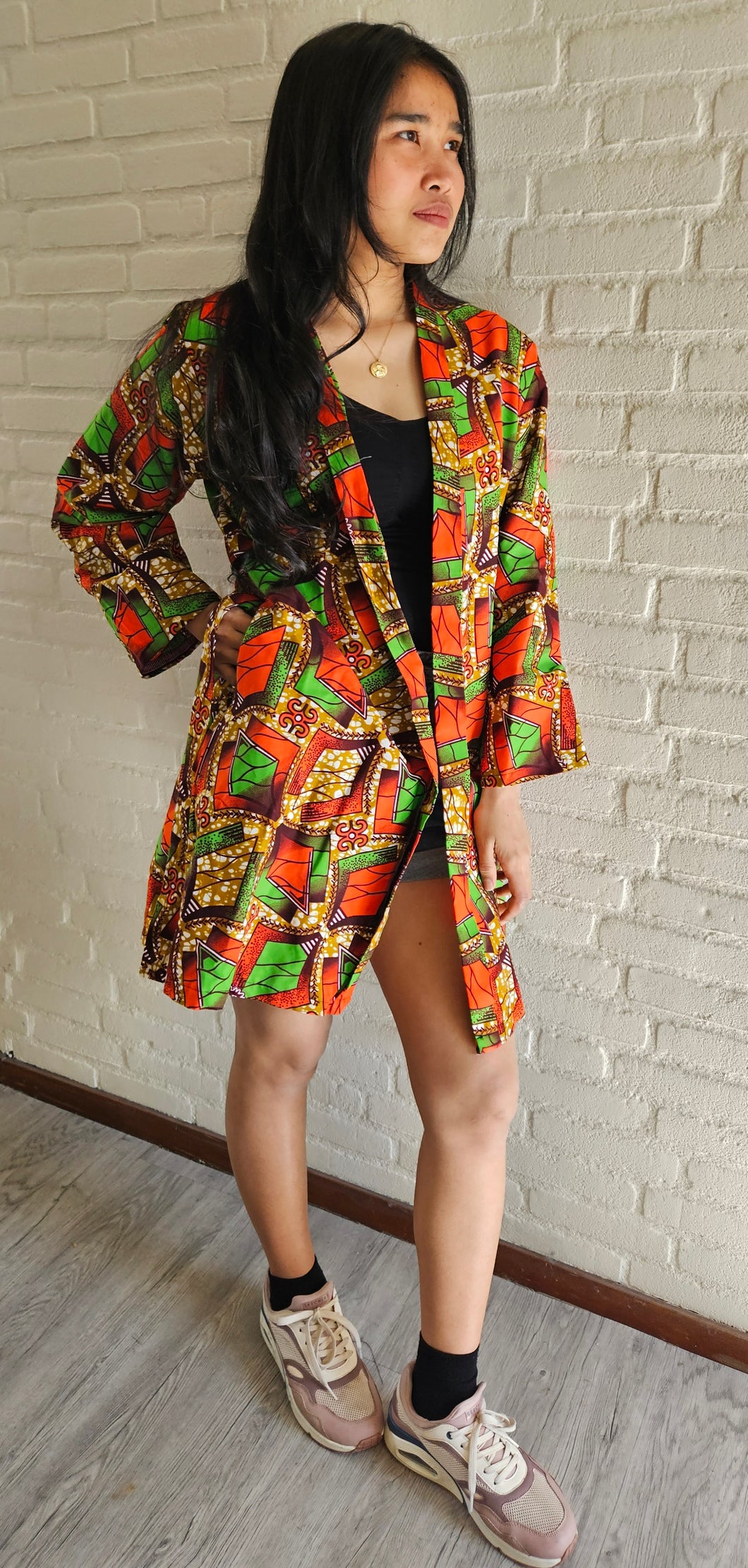 Kimono Vest van Afrikaanse Print