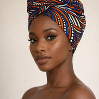 Hoofddoek/Headwrap in Afrikaanse Print