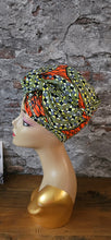 Charger l&#39;image dans la galerie, Hoofddoek/Headwrap in Afrikaanse Print
