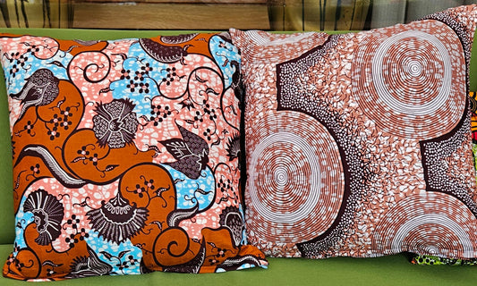 Kussenhoes in Afrikaanse Print