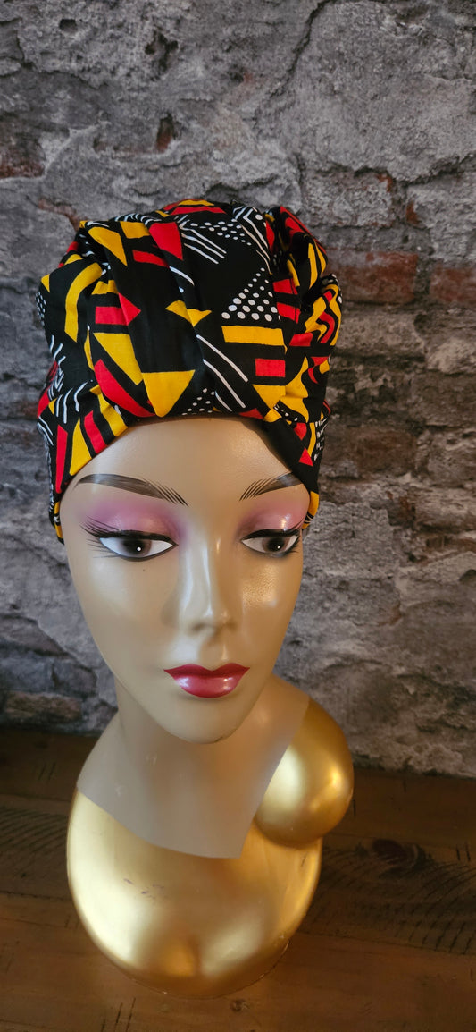 Hoofddoek/Headwrap in Afrikaanse Print