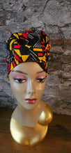 Afbeelding in Gallery-weergave laden, Hoofddoek/Headwrap in Afrikaanse Print
