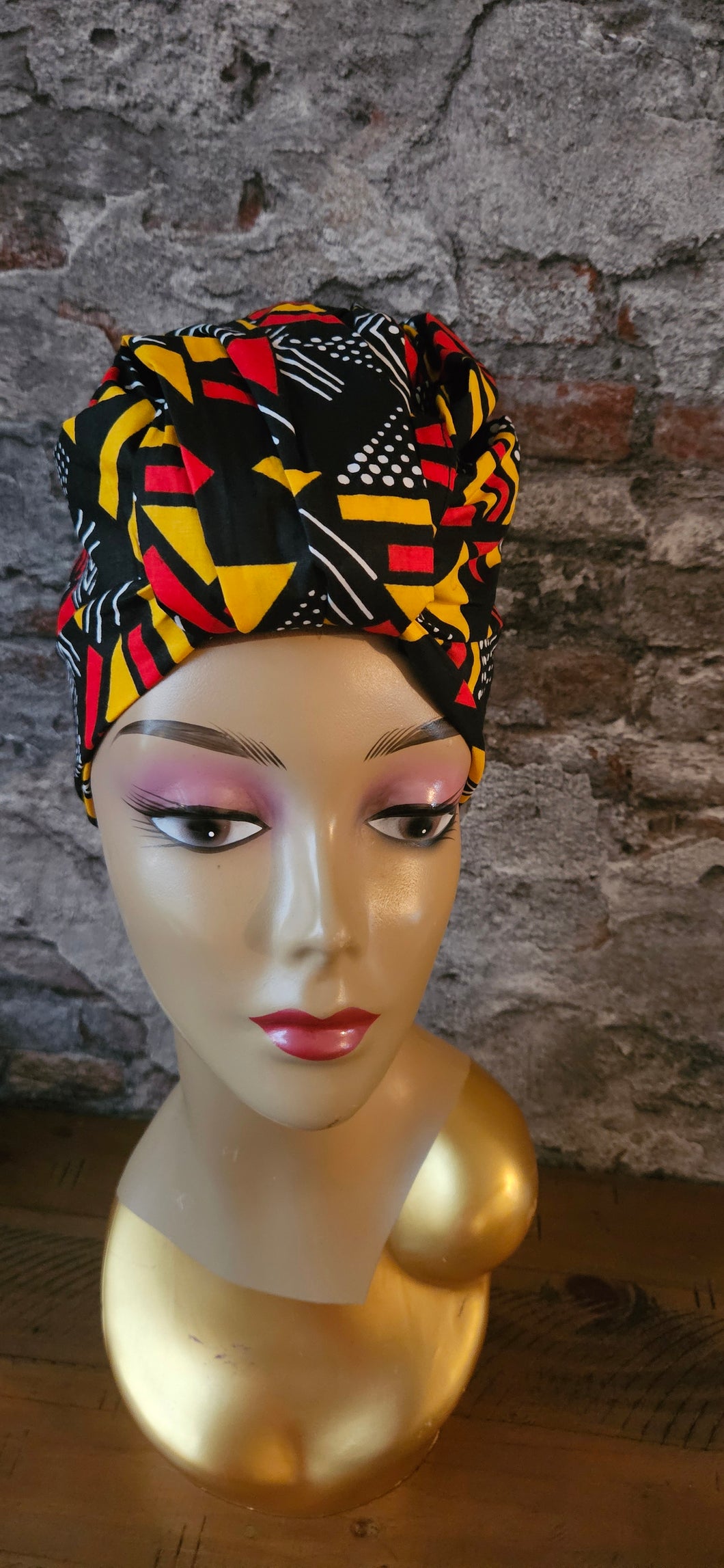 Hoofddoek/Headwrap in Afrikaanse Print