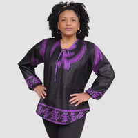 Handgemaakte Kleurrijke Top in Afrikaanse Print