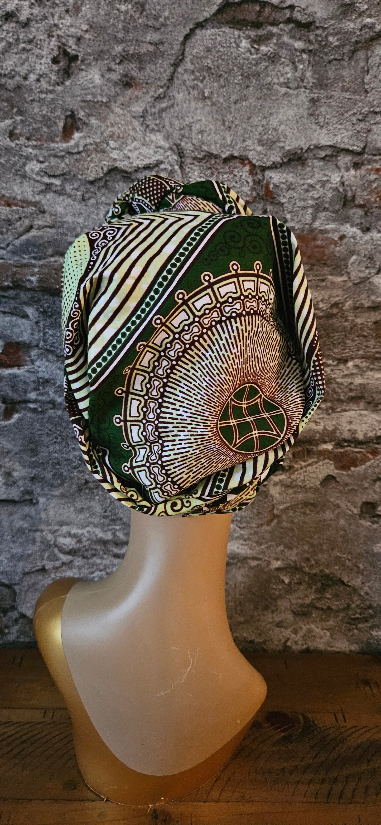 Hoofddoek/Headwrap in Afrikaanse Print(Gratis verzending)